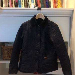 Barbour navy quilted jacket